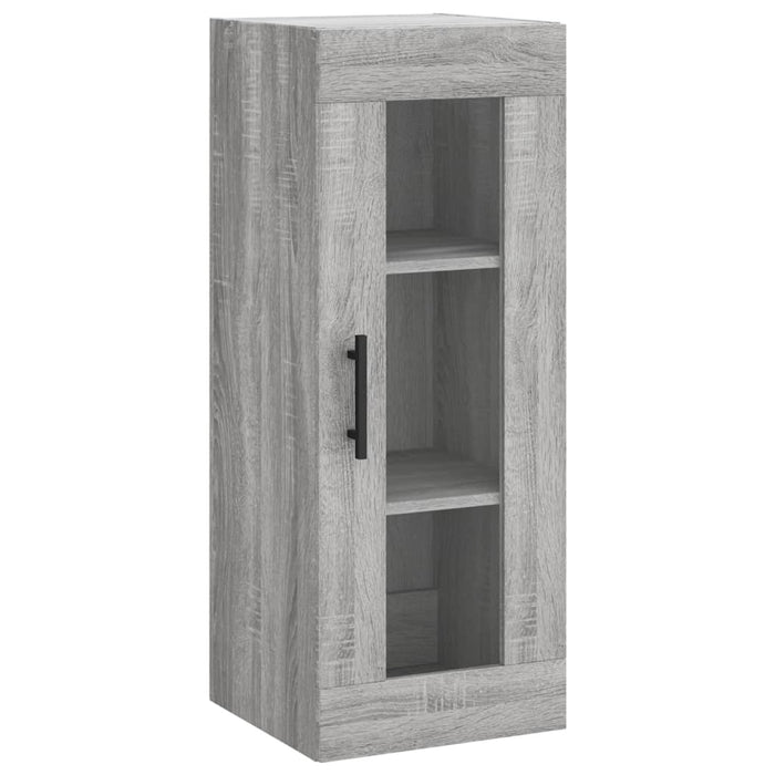 Dulap înalt, gri sonoma, 34,5x34x180 cm, lemn prelucrat WALTI