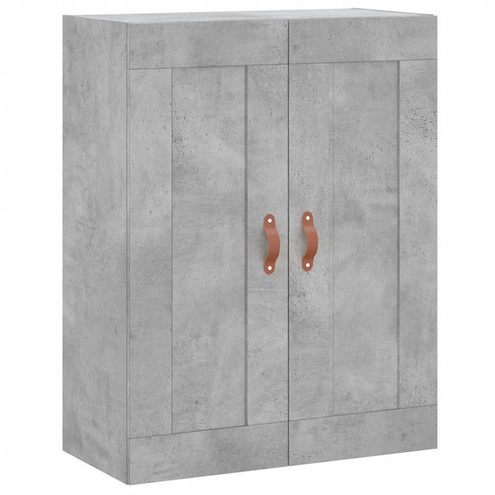 Dulap înalt, gri beton, 69,5x34x180, lemn compozit - WALTI WALTI