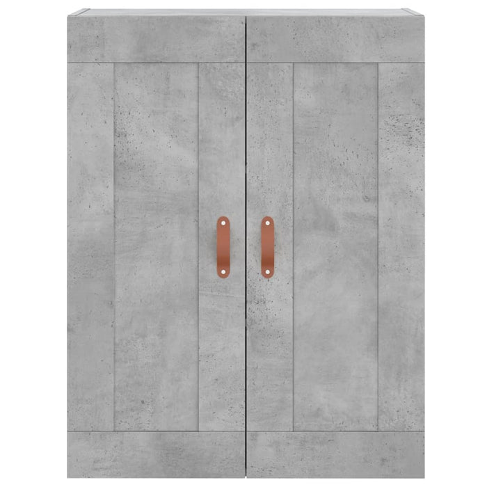 Dulap înalt, gri beton, 69,5x34x180, lemn compozit - WALTI WALTI