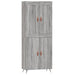 Dulap înalt, gri sonoma, 69,5x34x180 cm, lemn compozit - WALTI WALTI