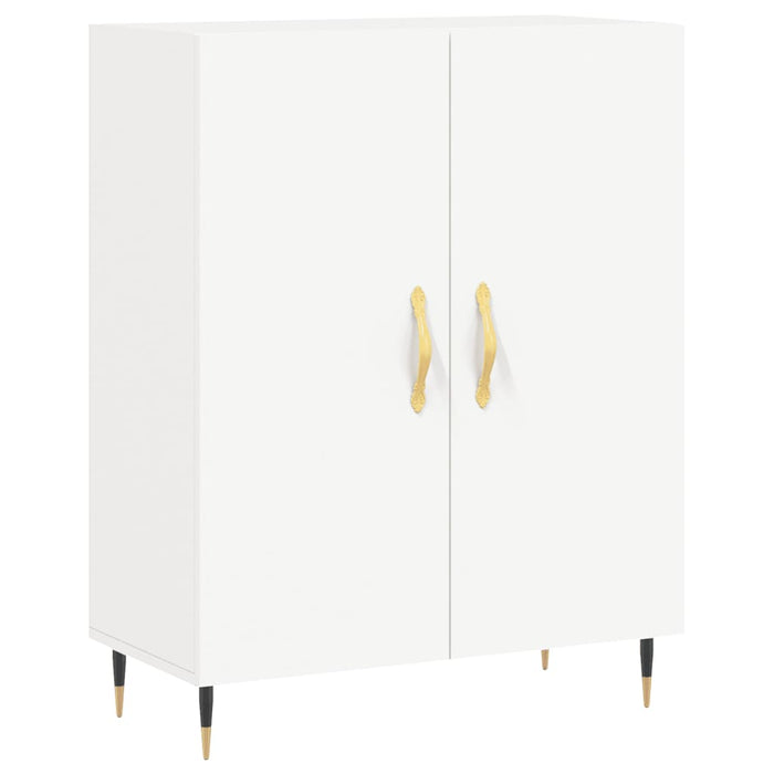 Dulap înalt, alb, 69,5x34x180 cm, lemn compozit WALTI