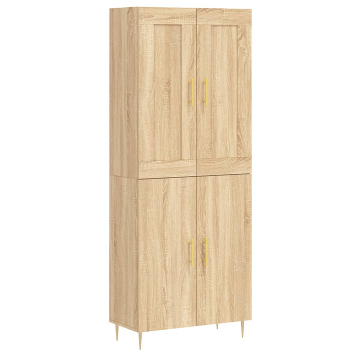 Dulap înalt, stejar sonoma, 69,5x34x180 cm, lemn compozit WALTI