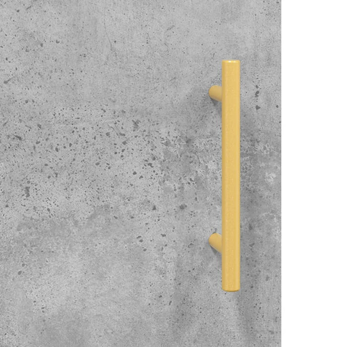 Dulap înalt, gri beton, 69,5x34x180, lemn compozit WALTI