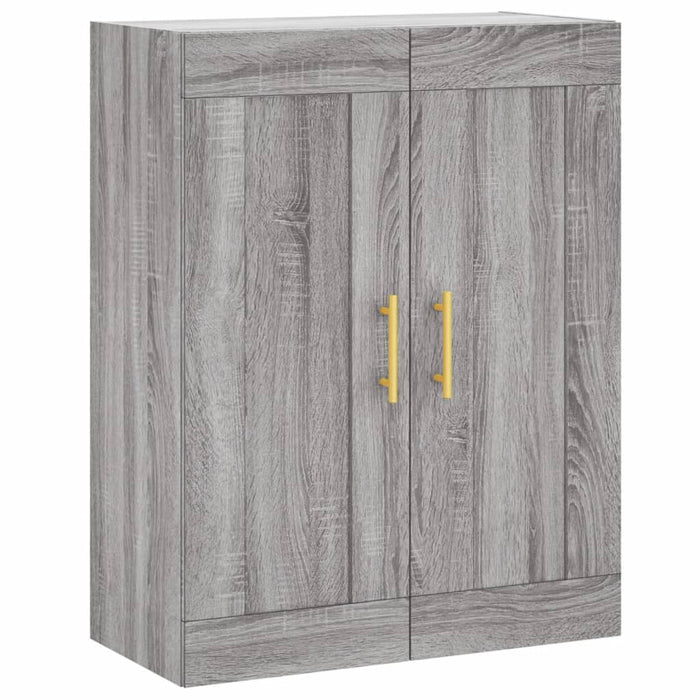 Dulap înalt, gri sonoma, 69,5x34x180 cm, lemn compozit WALTI