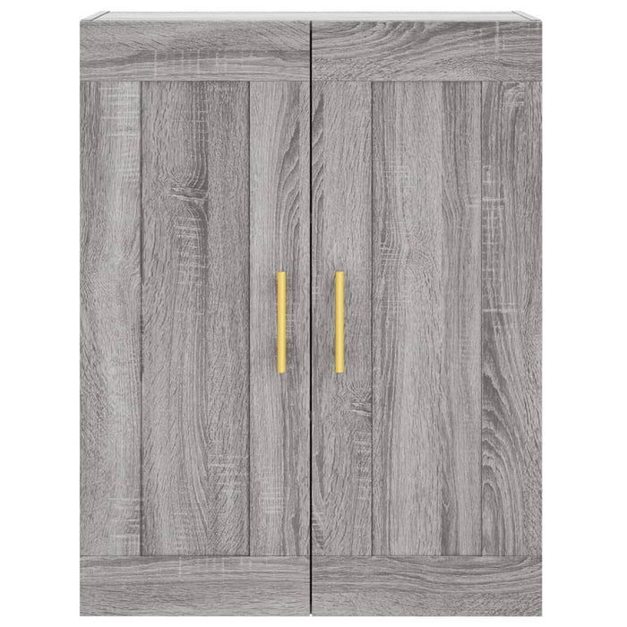 Dulap înalt, gri sonoma, 69,5x34x180 cm, lemn compozit WALTI