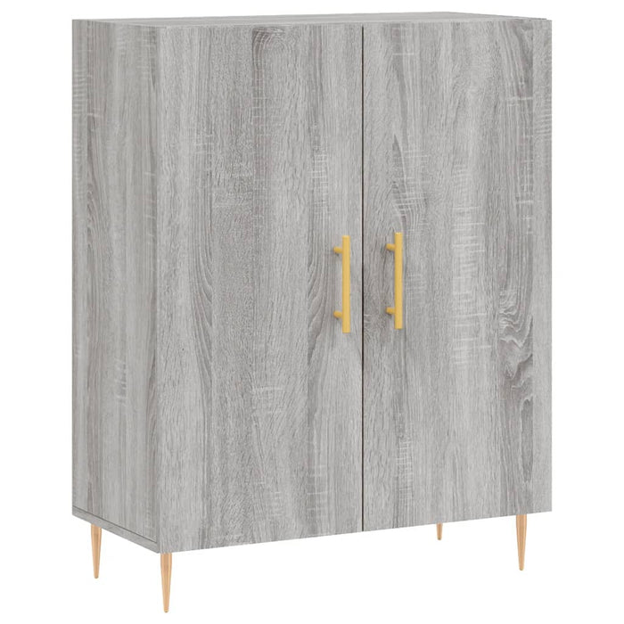 Dulap înalt, gri sonoma, 69,5x34x180 cm, lemn compozit WALTI