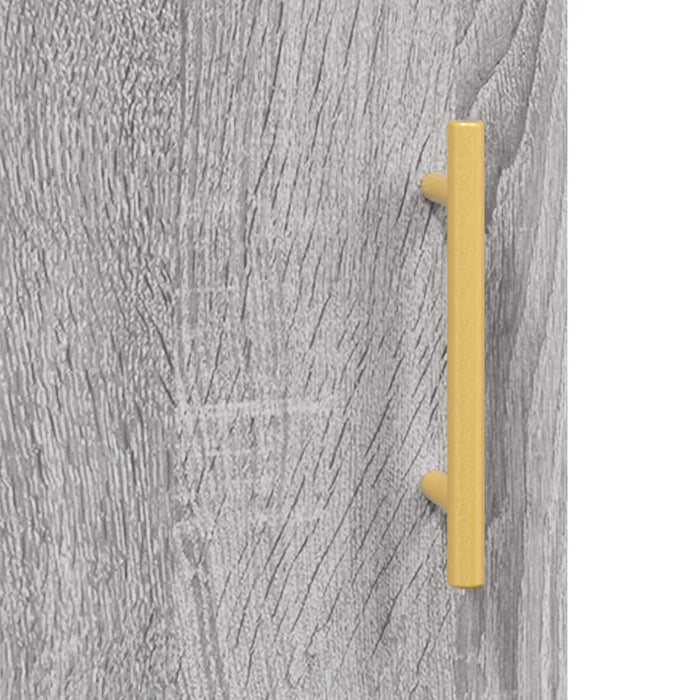 Dulap înalt, gri sonoma, 69,5x34x180 cm, lemn compozit WALTI