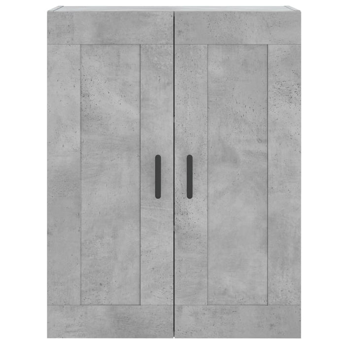 Dulap înalt, gri beton, 69,5x34x180, lemn compozit WALTI
