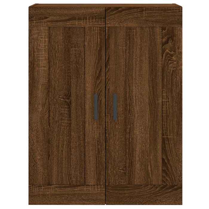 Dulap înalt, stejar maro, 69,5x34x180 cm, lemn compozit WALTI