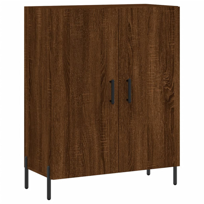 Dulap înalt, stejar maro, 69,5x34x180 cm, lemn compozit WALTI