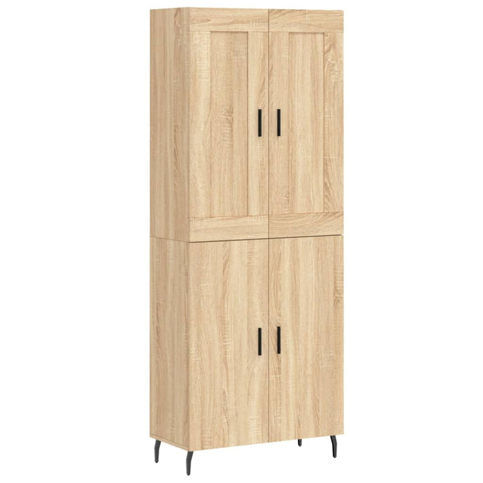 Dulap înalt, stejar sonoma, 69,5x34x180 cm, lemn compozit - WALTI WALTI