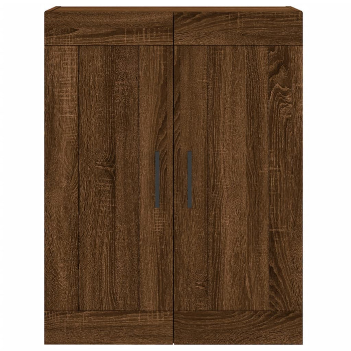 Dulap înalt, stejar maro, 69,5x34x180 cm, lemn compozit WALTI