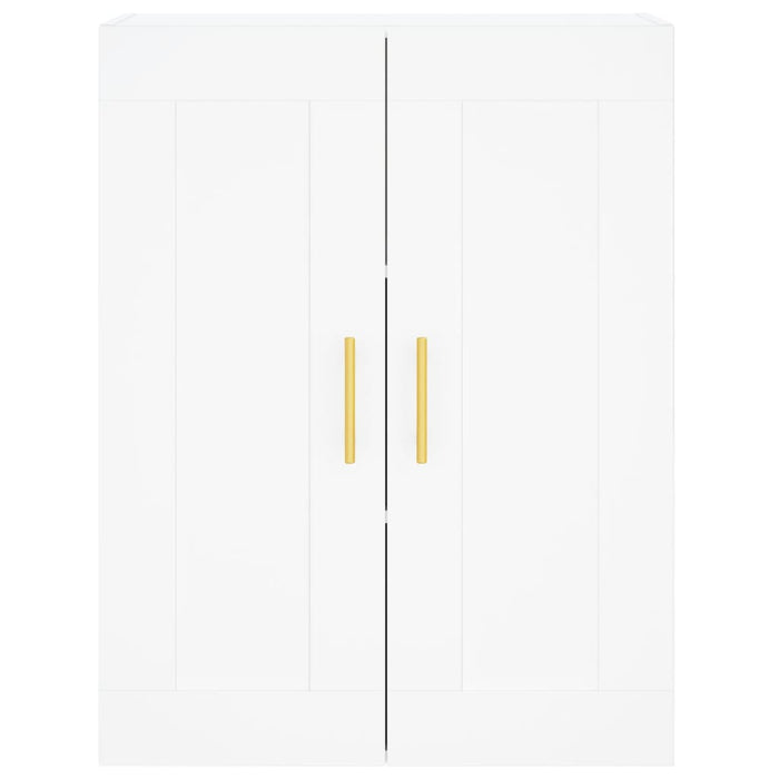 Dulap înalt, alb, 69,5x34x180 cm, lemn compozit WALTI