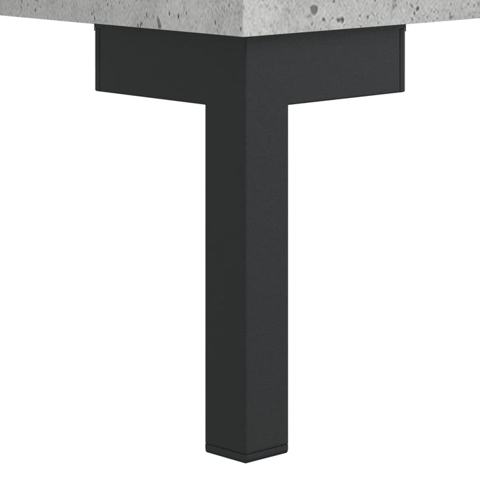 Dulap înalt, gri beton, 69,5x34x180, lemn compozit - WALTI WALTI