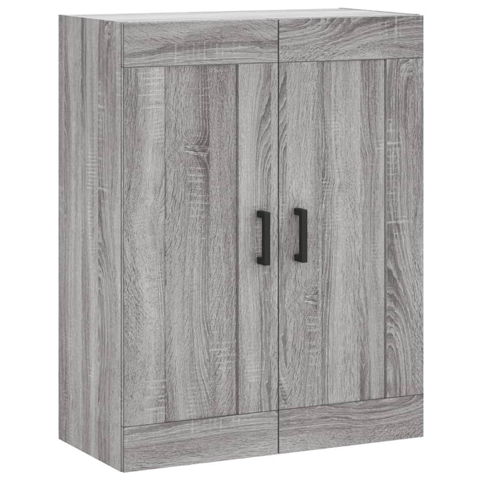 Dulap înalt, gri sonoma, 69,5x34x180 cm, lemn compozit WALTI