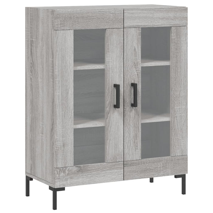 Dulap înalt, gri sonoma, 69,5x34x180 cm, lemn compozit WALTI