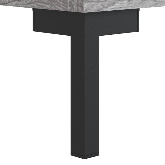 Dulap înalt, gri sonoma, 69,5x34x180 cm, lemn compozit WALTI