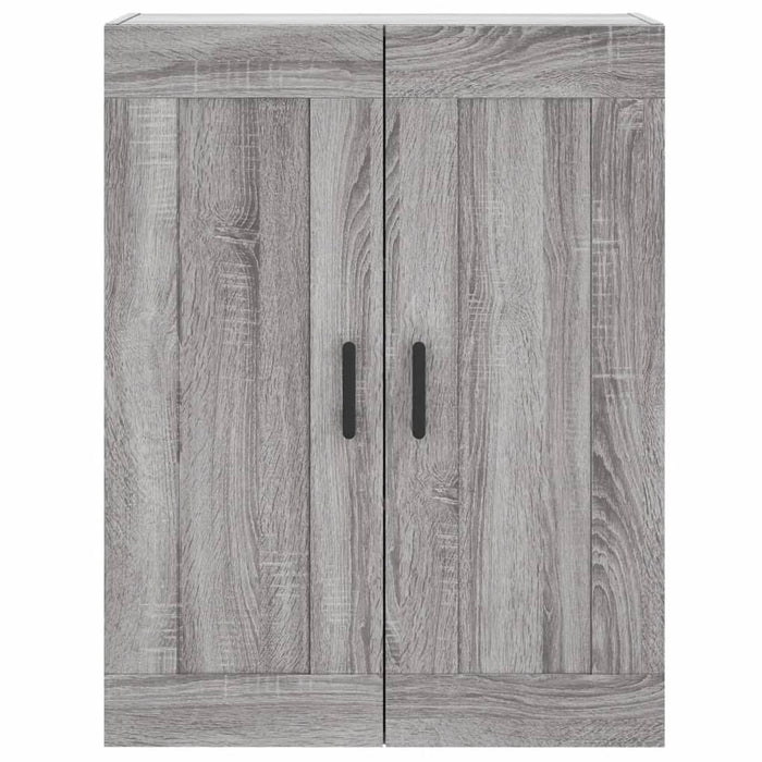 Dulap înalt, gri sonoma, 69,5x34x180 cm, lemn compozit WALTI
