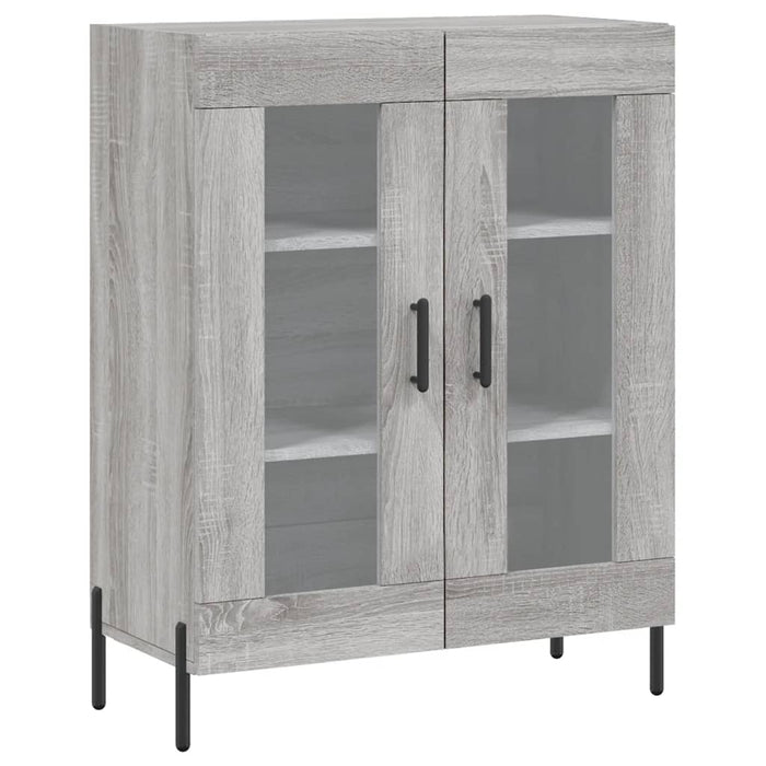 Dulap înalt, gri sonoma, 69,5x34x180 cm, lemn compozit WALTI