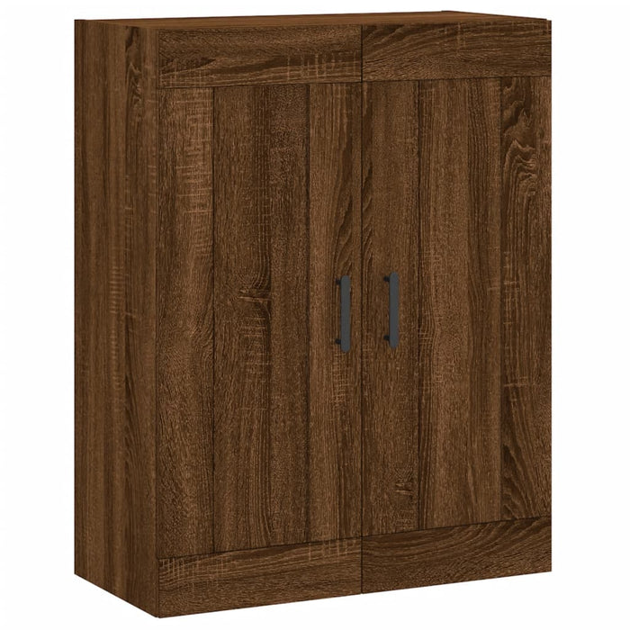 Dulap înalt, stejar maro, 69,5x34x180 cm, lemn compozit WALTI