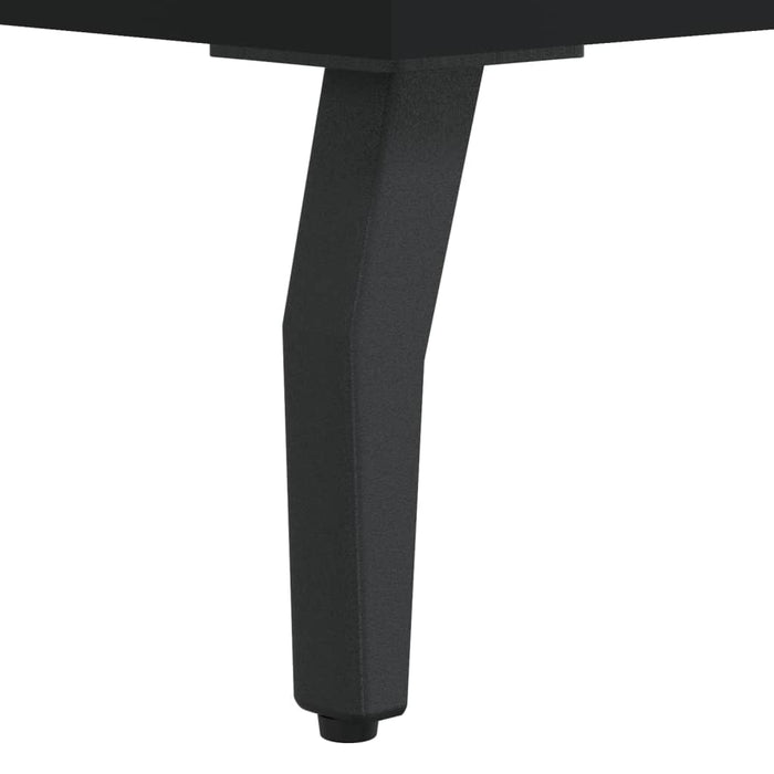 Dulap înalt, negru, 69,5x34x180 cm, lemn compozit WALTI