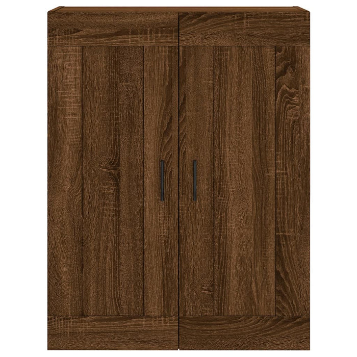 Dulap înalt, stejar maro, 69,5x34x180 cm, lemn compozit WALTI