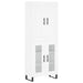 Dulap înalt, alb, 69,5x34x180 cm, lemn compozit - WALTI WALTI