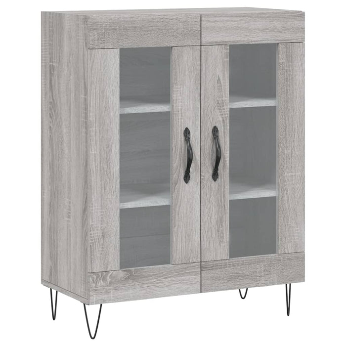 Dulap înalt, gri sonoma, 69,5x34x180 cm, lemn compozit - WALTI WALTI