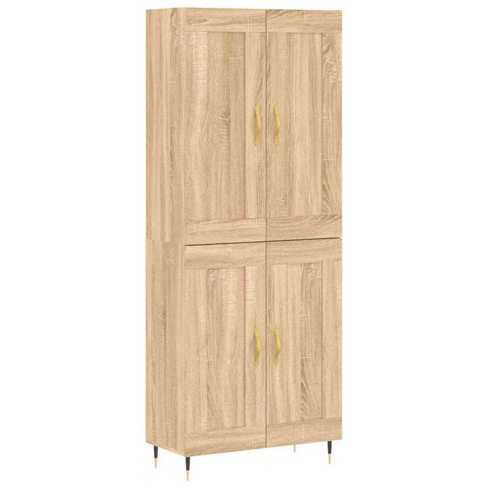 Dulap înalt, stejar sonoma, 69,5x34x180 cm, lemn compozit - WALTI WALTI