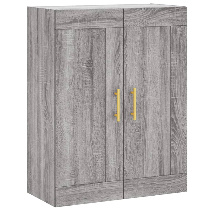 Dulap înalt, gri sonoma, 69,5x34x180 cm, lemn compozit WALTI