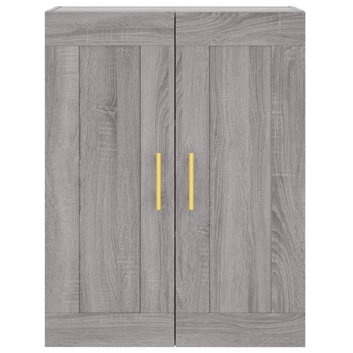 Dulap înalt, gri sonoma, 69,5x34x180 cm, lemn compozit WALTI