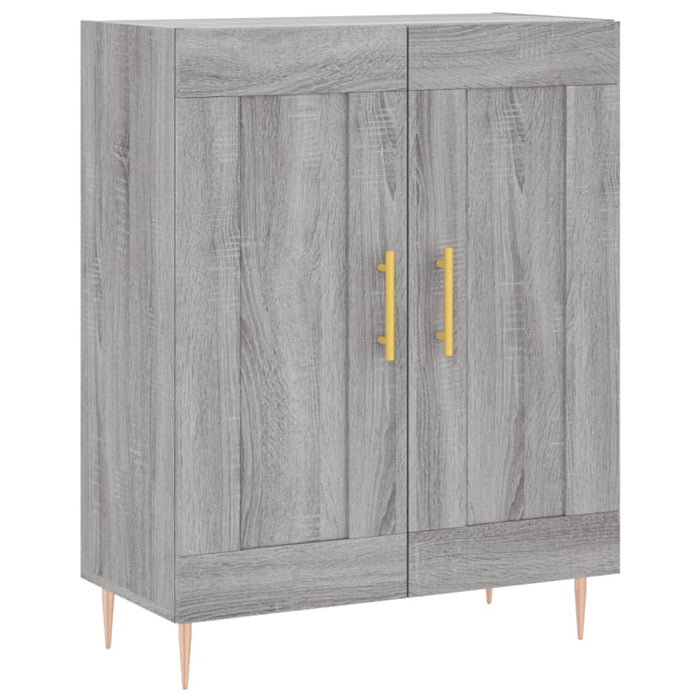 Dulap înalt, gri sonoma, 69,5x34x180 cm, lemn compozit WALTI