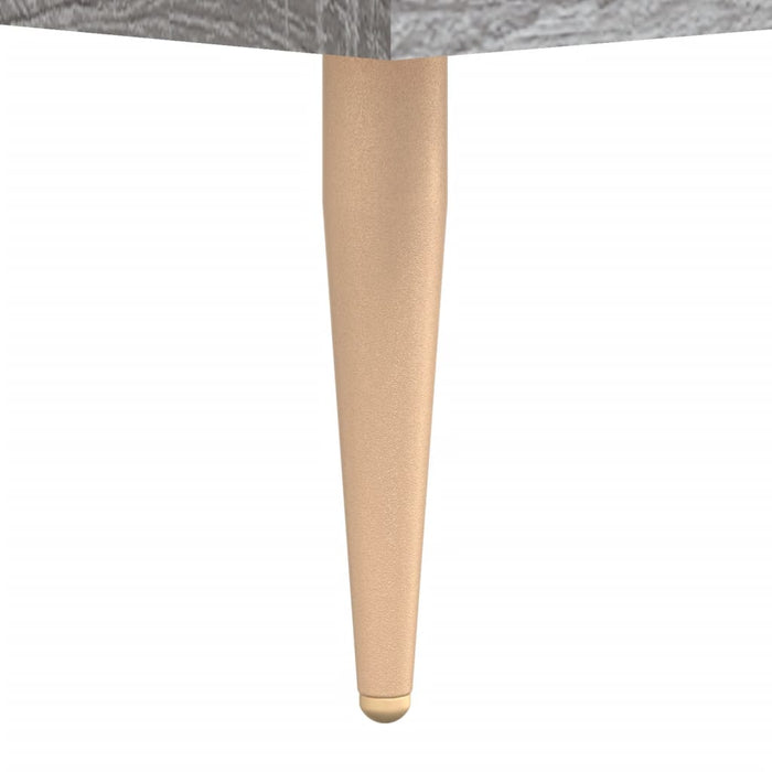 Dulap înalt, gri sonoma, 69,5x34x180 cm, lemn compozit WALTI