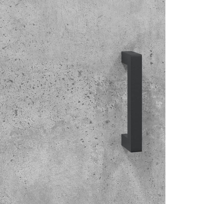 Dulap înalt, gri beton, 69,5x34x180, lemn compozit - WALTI WALTI
