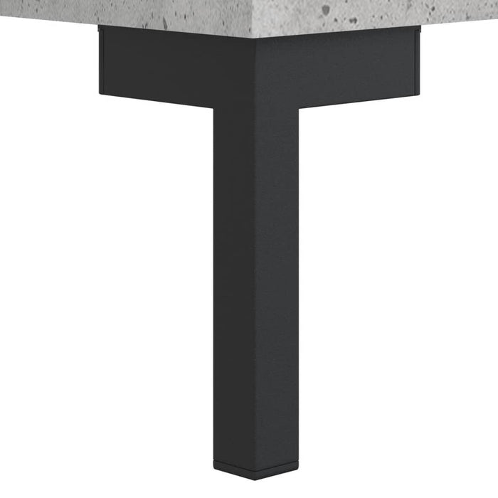 Dulap înalt, gri beton, 69,5x34x180, lemn compozit - WALTI WALTI