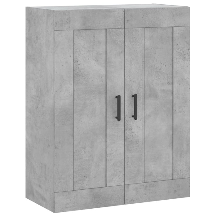 Dulap înalt, gri beton, 69,5x34x180, lemn compozit WALTI