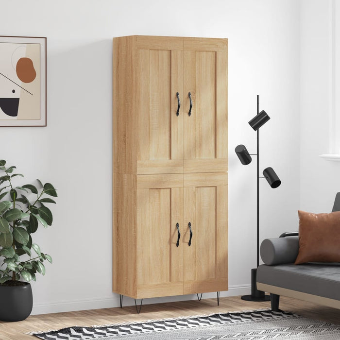 Dulap înalt, stejar sonoma, 69,5x34x180 cm, lemn compozit - WALTI WALTI