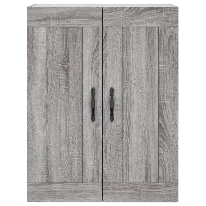 Dulap înalt, gri sonoma, 69,5x34x180 cm, lemn compozit WALTI