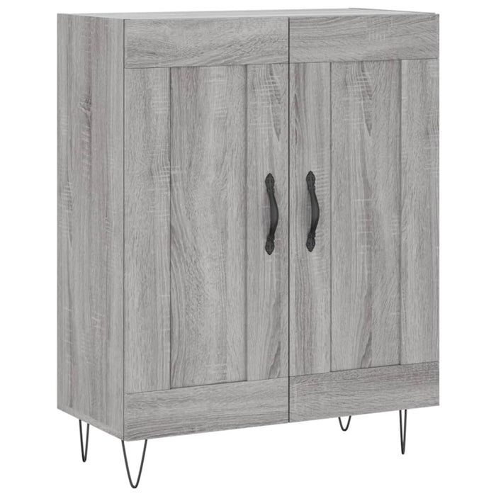 Dulap înalt, gri sonoma, 69,5x34x180 cm, lemn compozit WALTI