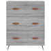 Dulap înalt, gri sonoma, 69,5x34x180 cm, lemn compozit - WALTI WALTI