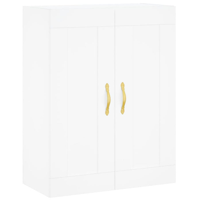 Dulap înalt, alb, 69,5x34x180 cm, lemn compozit WALTI