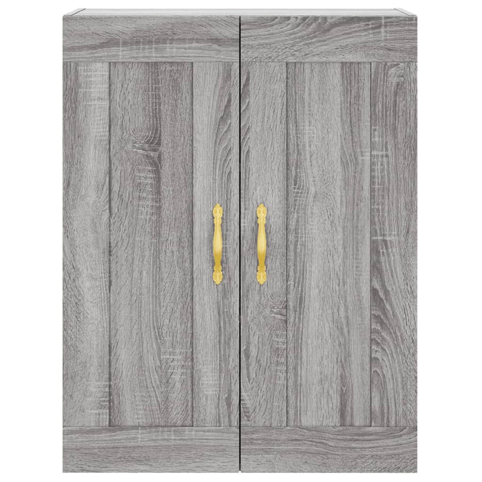Dulap înalt, gri sonoma, 69,5x34x180 cm, lemn compozit - WALTI WALTI