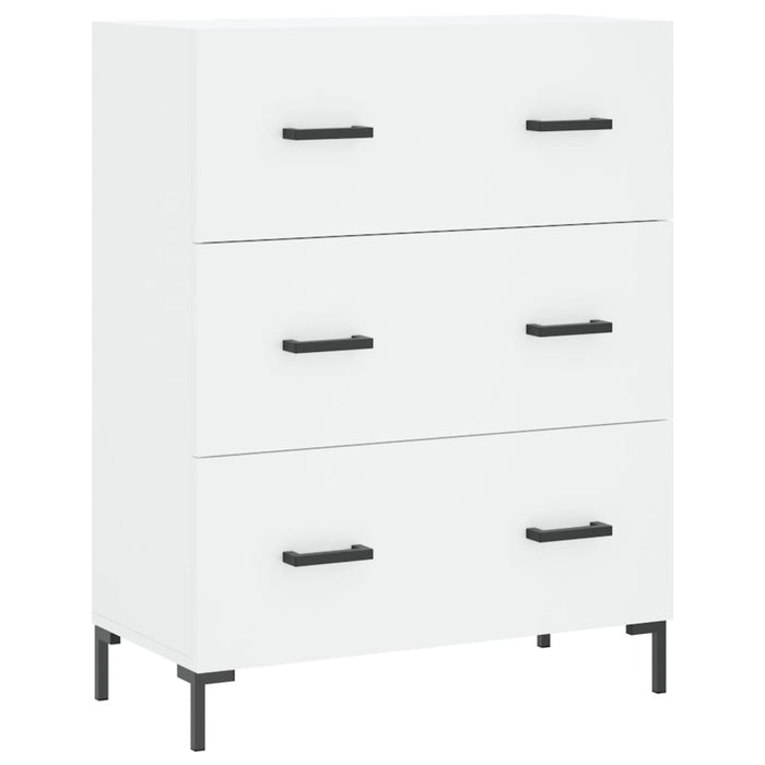 Dulap înalt, alb, 69,5x34x180 cm, lemn compozit - WALTI WALTI