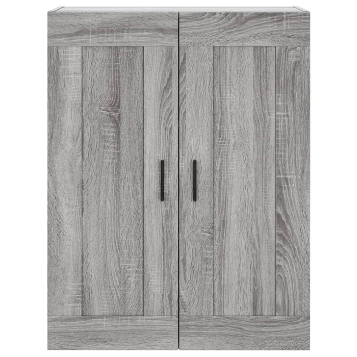 Dulap înalt, gri sonoma, 69,5x34x180 cm, lemn compozit WALTI