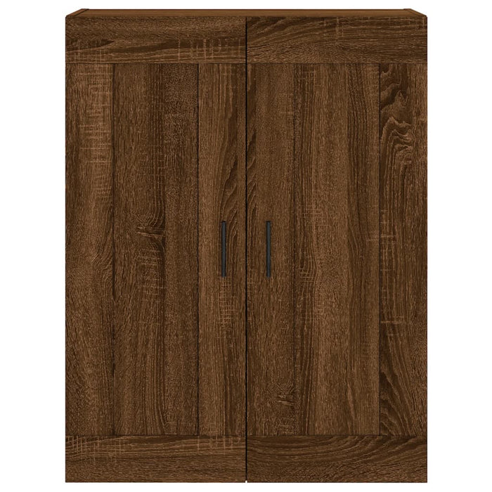 Dulap înalt, stejar maro, 69,5x34x180 cm, lemn compozit WALTI