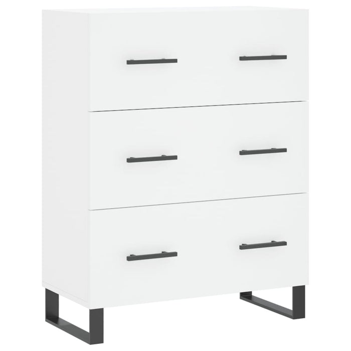 Dulap înalt, alb, 69,5x34x180 cm, lemn compozit - WALTI WALTI