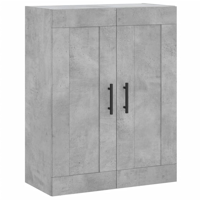 Dulap înalt, gri beton, 69,5x34x180, lemn compozit WALTI