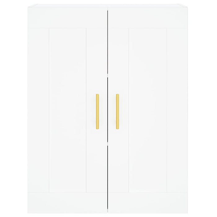 Dulap înalt, alb, 69,5x34x180 cm, lemn compozit WALTI