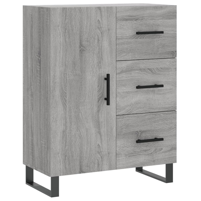 Dulap înalt, gri sonoma, 69,5x34x180 cm, lemn compozit WALTI