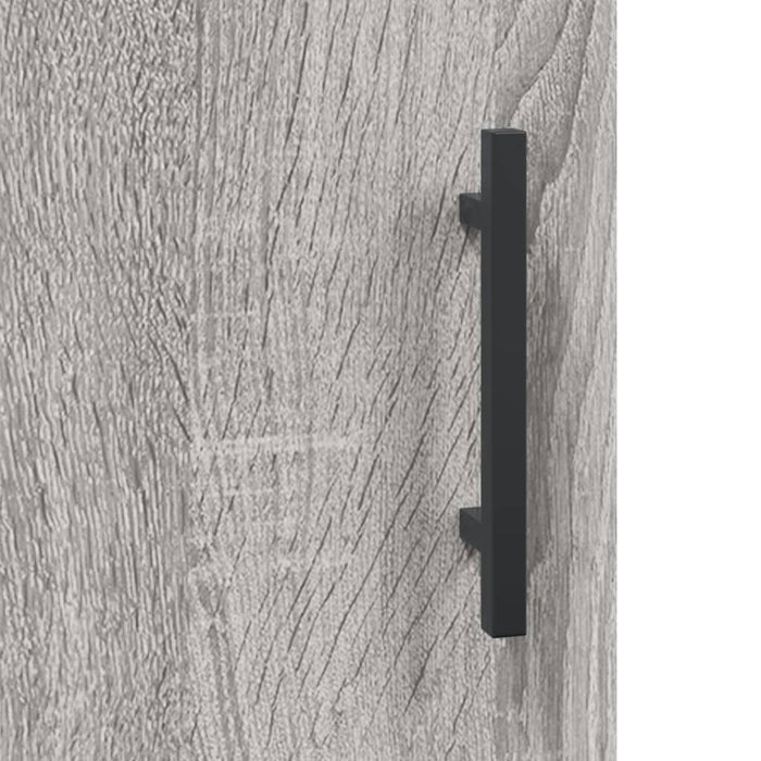 Dulap înalt, gri sonoma, 69,5x34x180 cm, lemn compozit WALTI